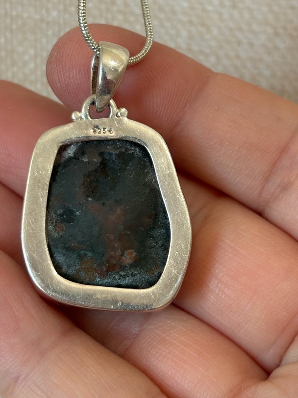 Amethyst Druzy in 925 Silver Setting with 925 Silver Chain - Picture 7 of 8